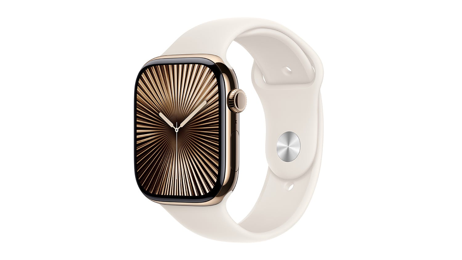 Sport Band Apple Watch White And Gold Apple Watch Series 10