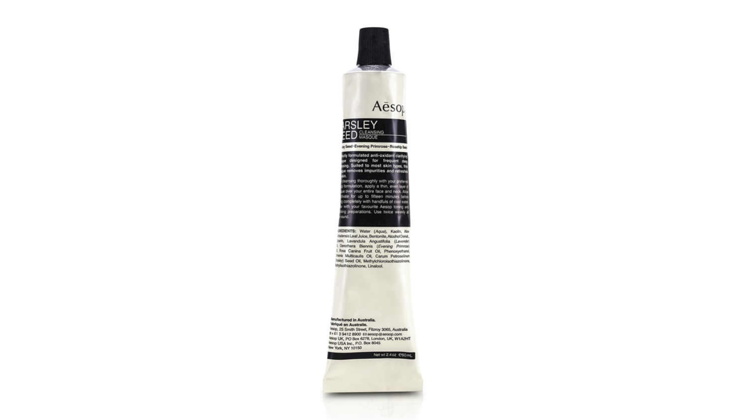 Aesop Parsley Seed Cleansing Masque (Tube) - 60ml/2.38oz