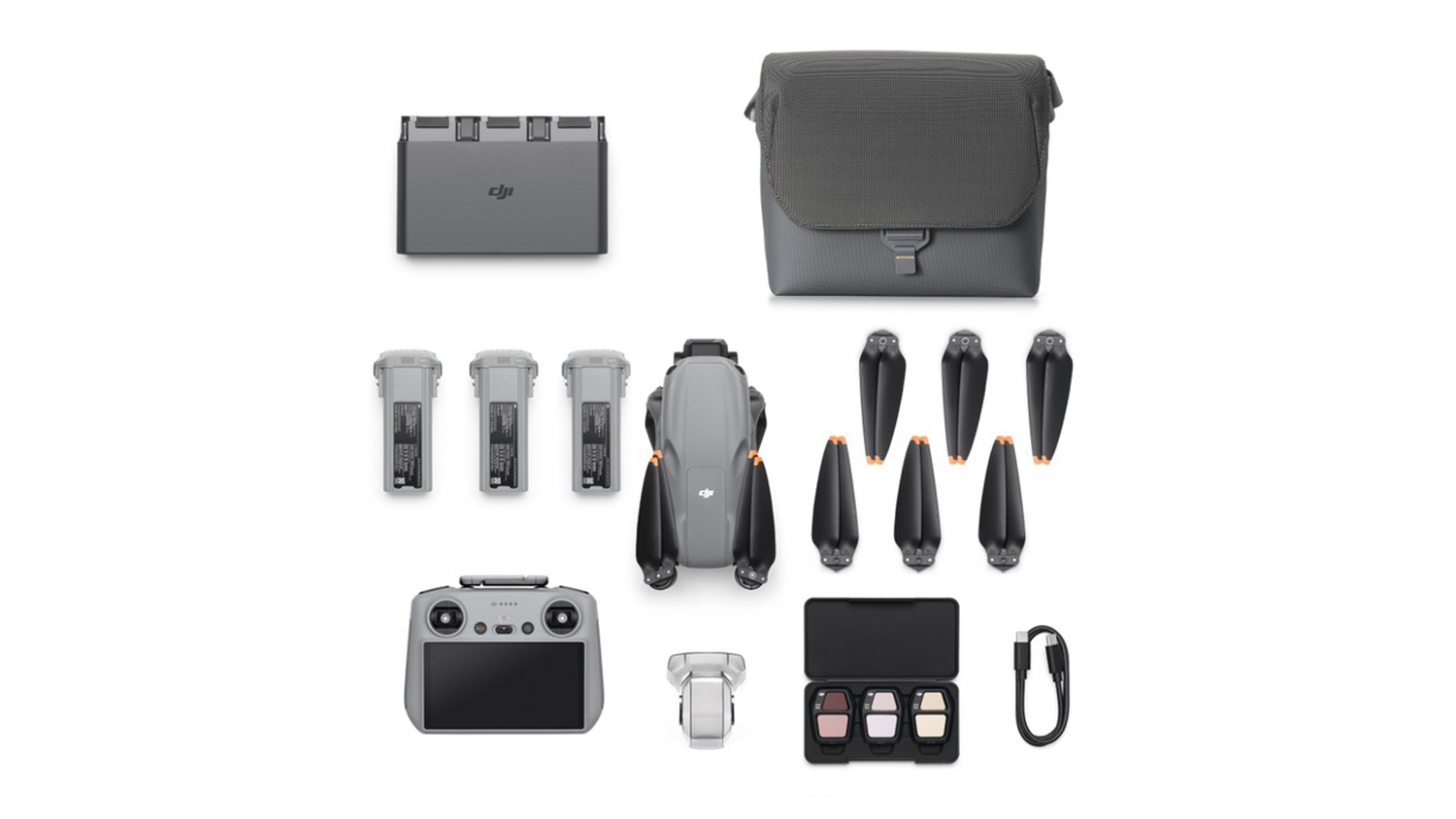 DJI Air 3S Drone Fly More Combo with DJI RC 2 Remote Control