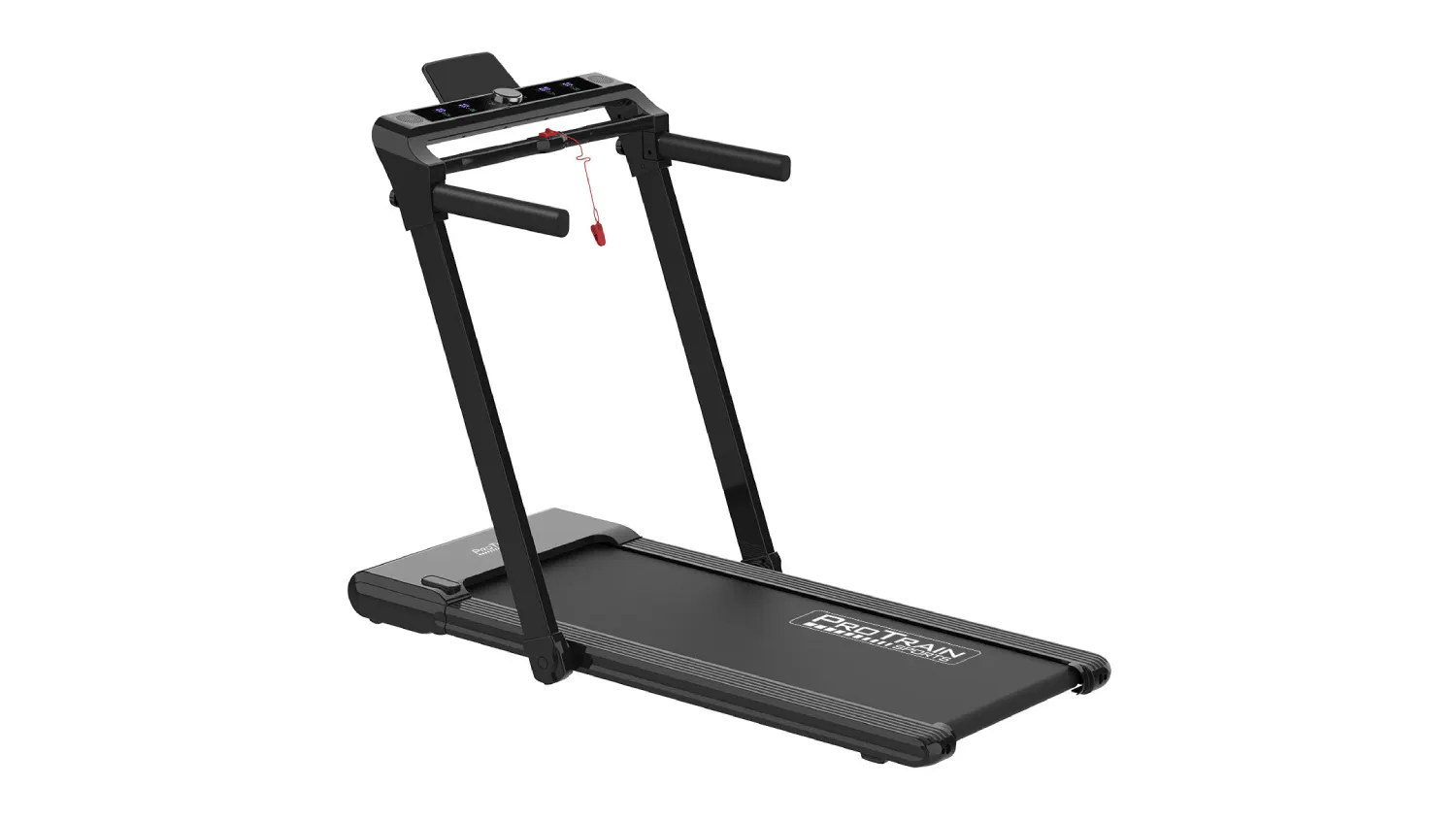 PROTRAIN Electric Quick-Folding Treadmill with Tablet Support, Tether ...