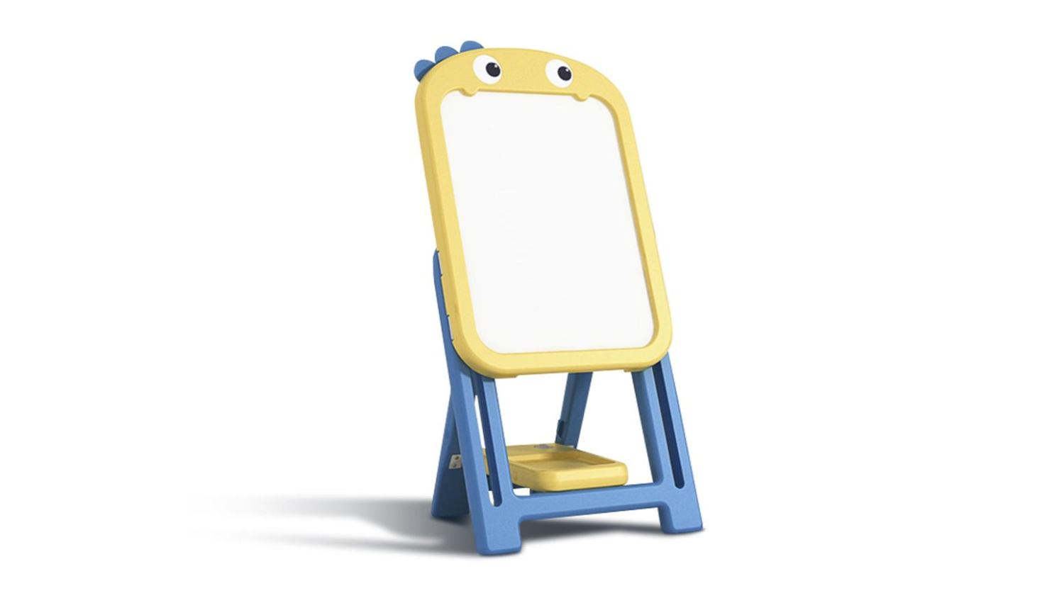 TSB Living Children's Magnetic Adjustable Sketching Easel - Yellow/Blue Dinosaur
