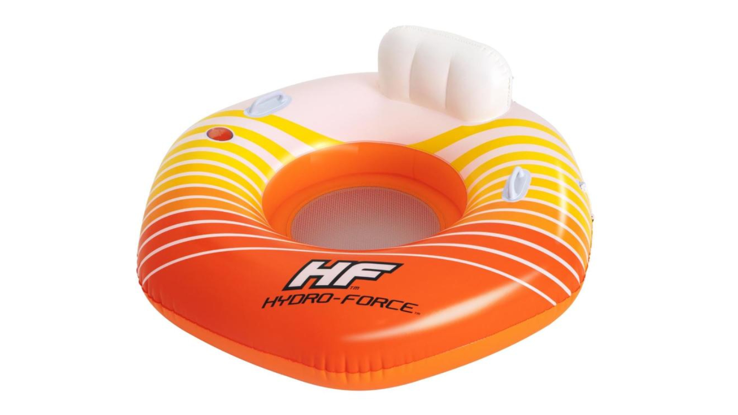 Bestway HydroForce River Rafting Donut Tube with Cup Holder, Tethers