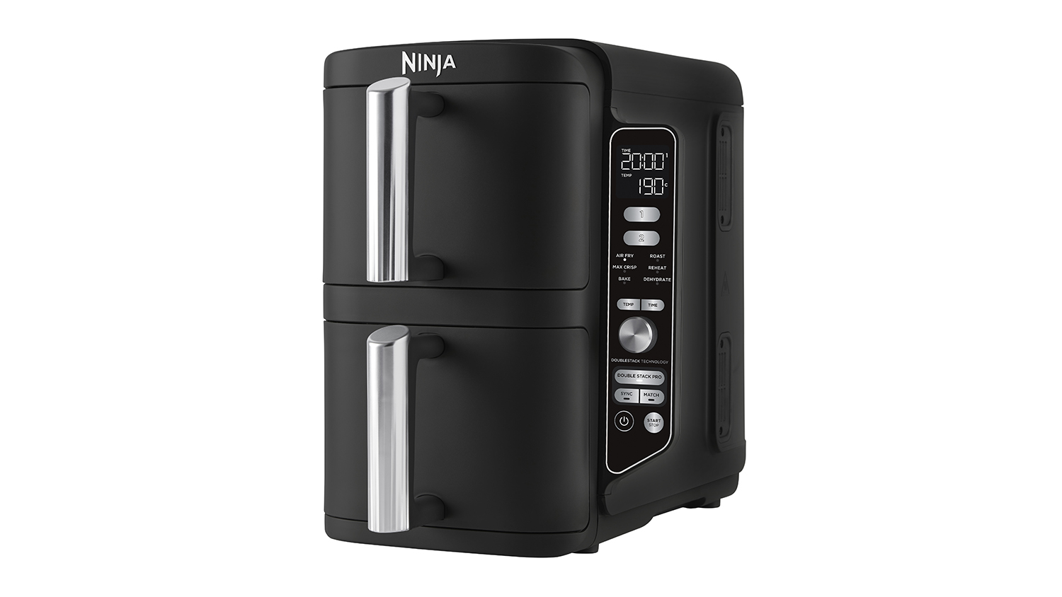 Ninja DoubleStack XXXL 2 Drawer 9.5L Air Fryer - Black (SL400)