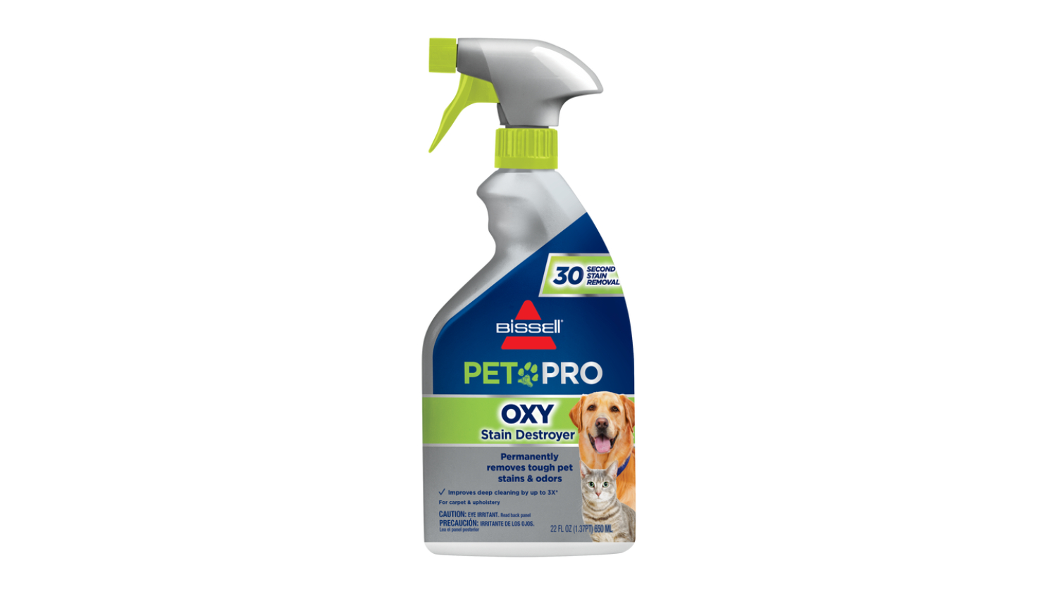 Bissell Pet Pro Oxy Stain Destroyer Carpet & Upholstery Spray - 650ml (1773)