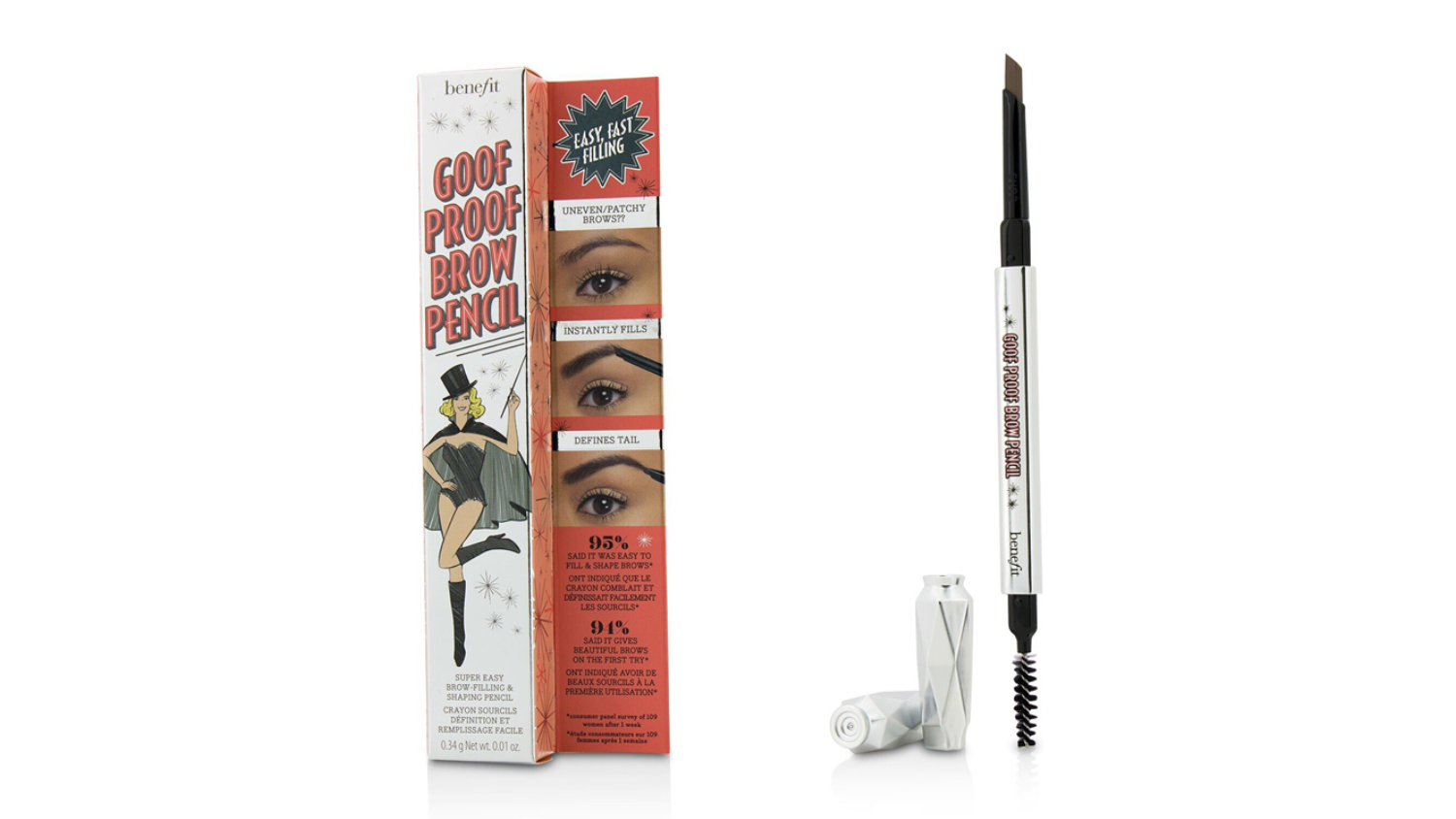 Benefit Goof Proof Brow Pencil - # 2 (Light) - 0.34g/0.01oz