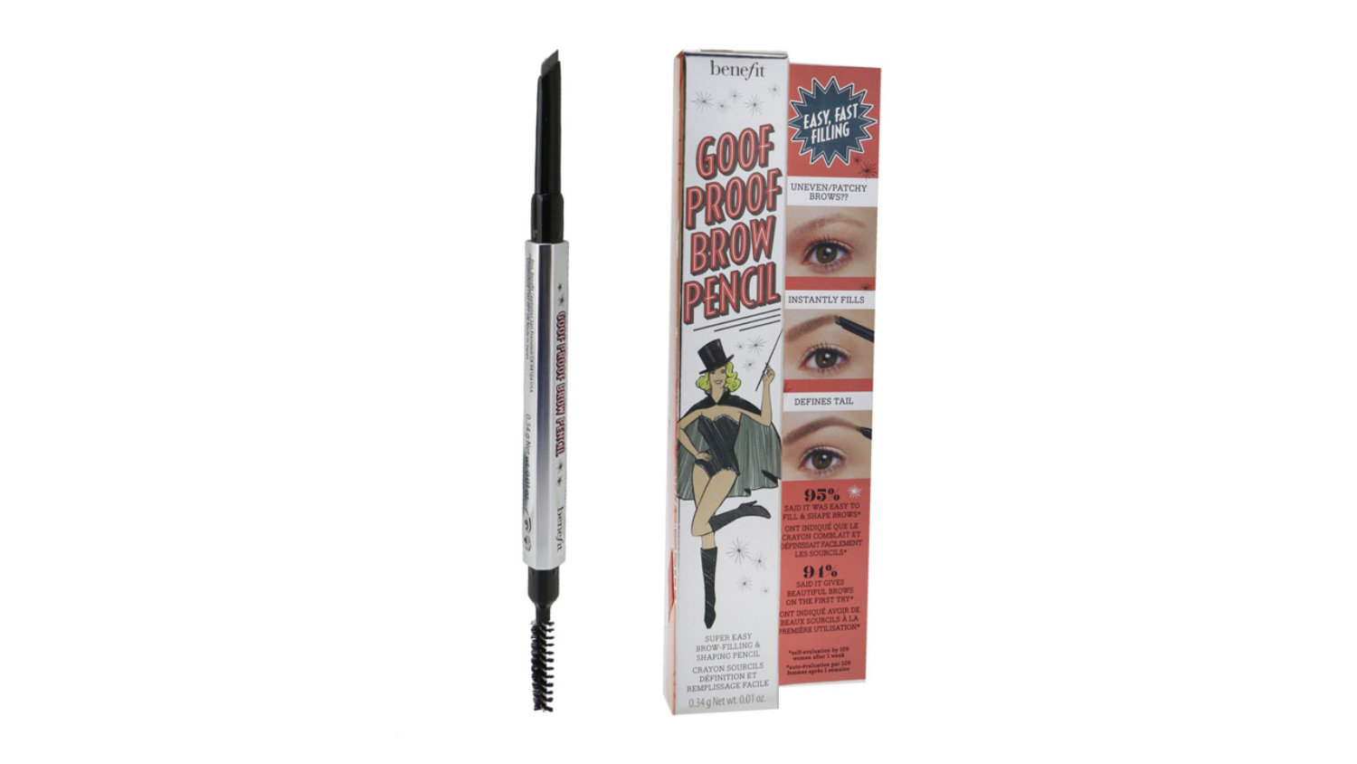 Benefit Goof Proof Brow Pencil - # 2.5 (Neutral Blonde) - 0.34g/0.01oz