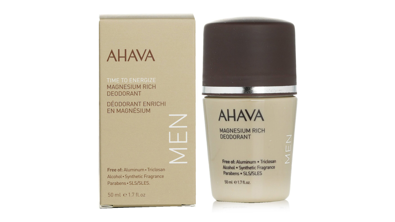 Ahava Time To Energize Magnesium-Rich Deodorant - 50ml/1.7oz