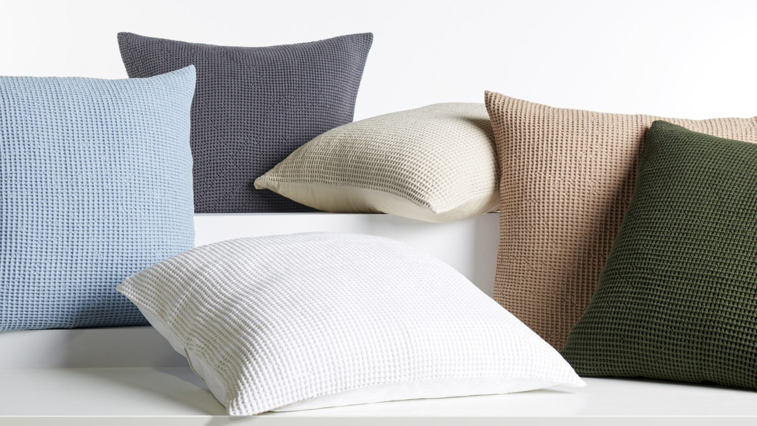 Waffle European Pillowcase by L'Avenue