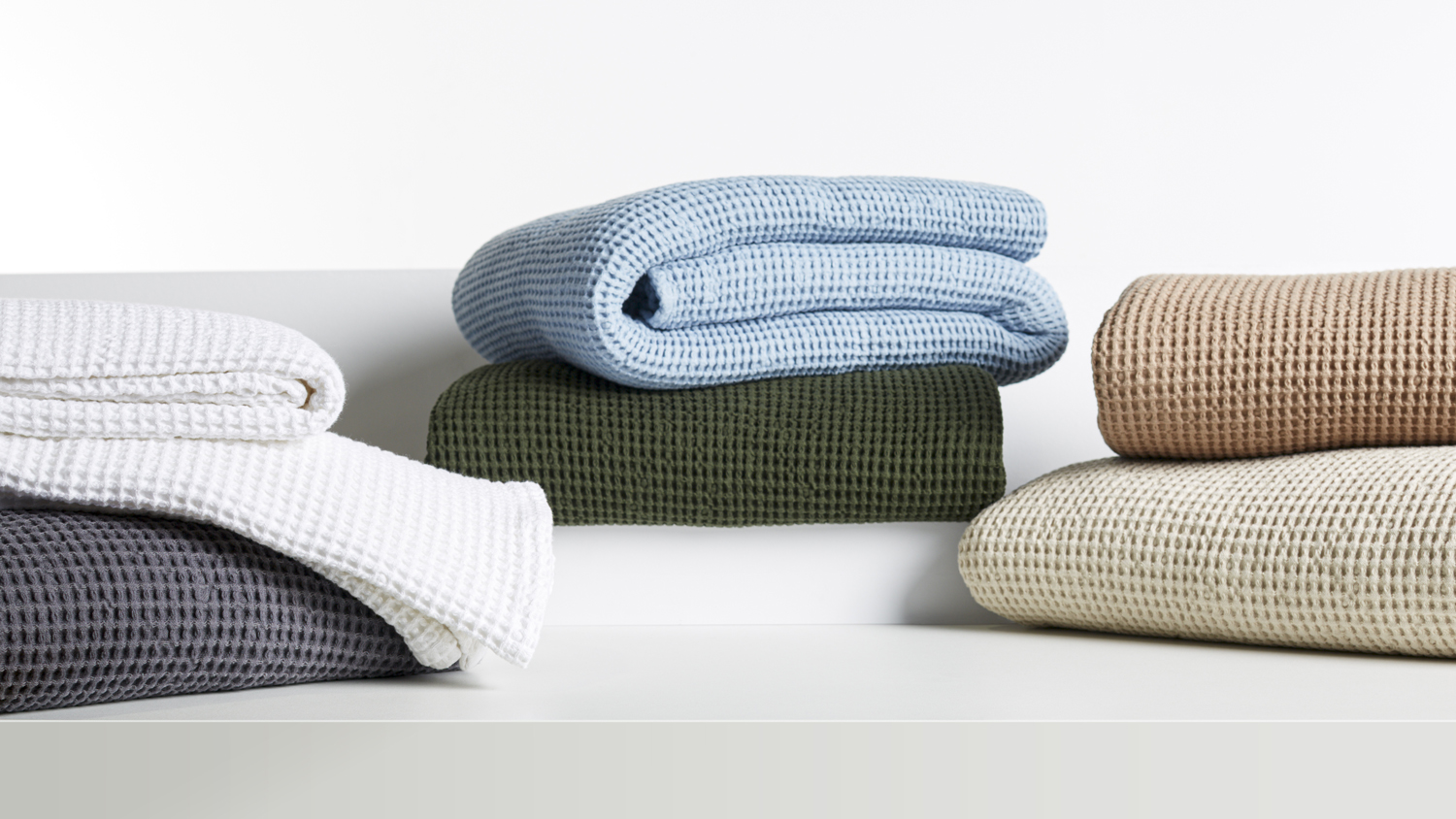 Waffle Large Blanket by L'Avenue