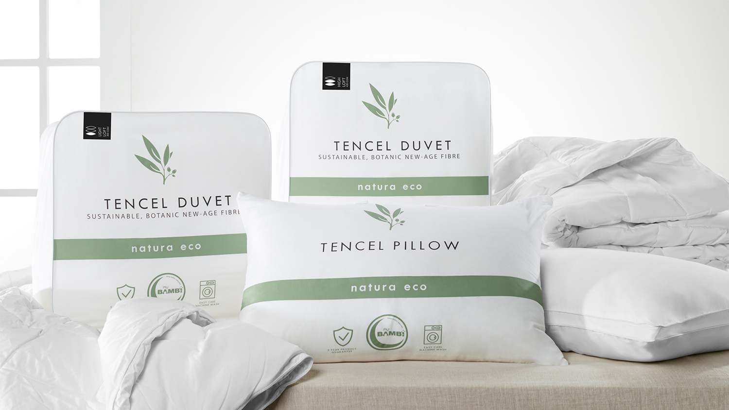Tencel Standard Pillow by Bambi