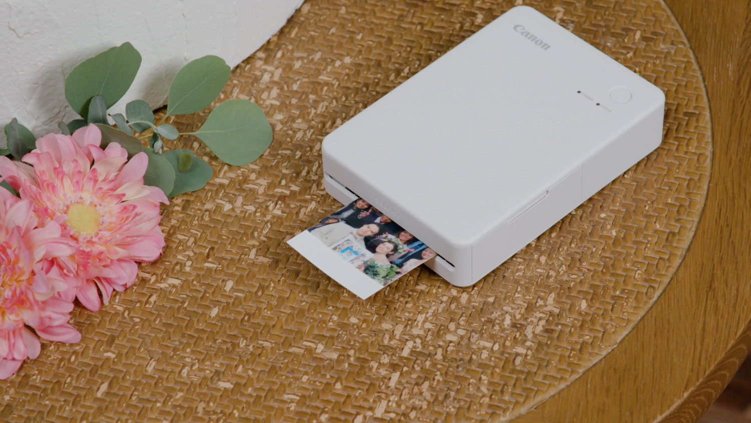 Canon Selphy Square QX20 72mm x 85mm Compact Photo Printer - White