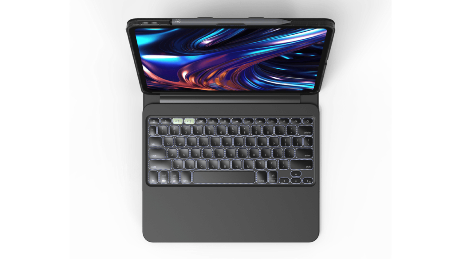 Zagg Pro Keys 2 Keyboard Case for Apple iPad Air 11" M2 - Black