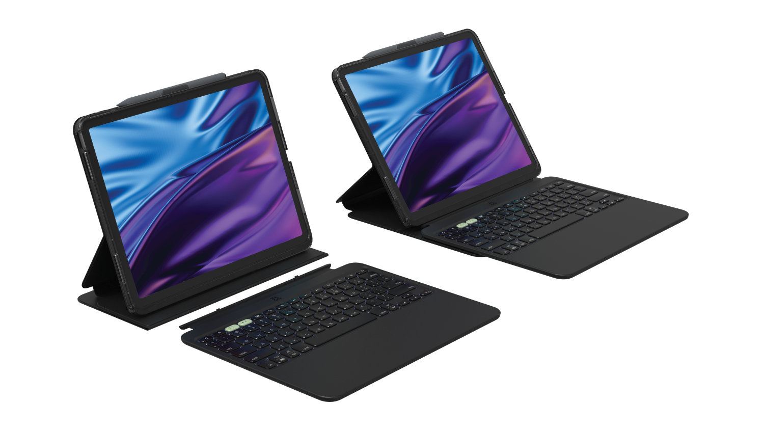 Zagg Pro Keys 2 Keyboard Case for Apple iPad Air 13" M2 - Black