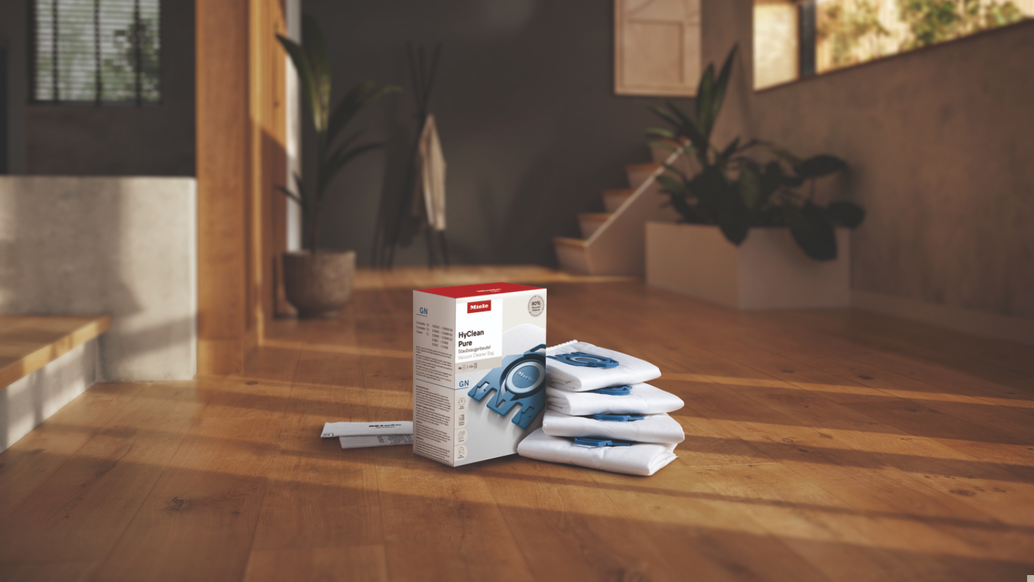 Miele GN HyClean Pure Replacement Vacuum Bags - 4 Pack (12421130)