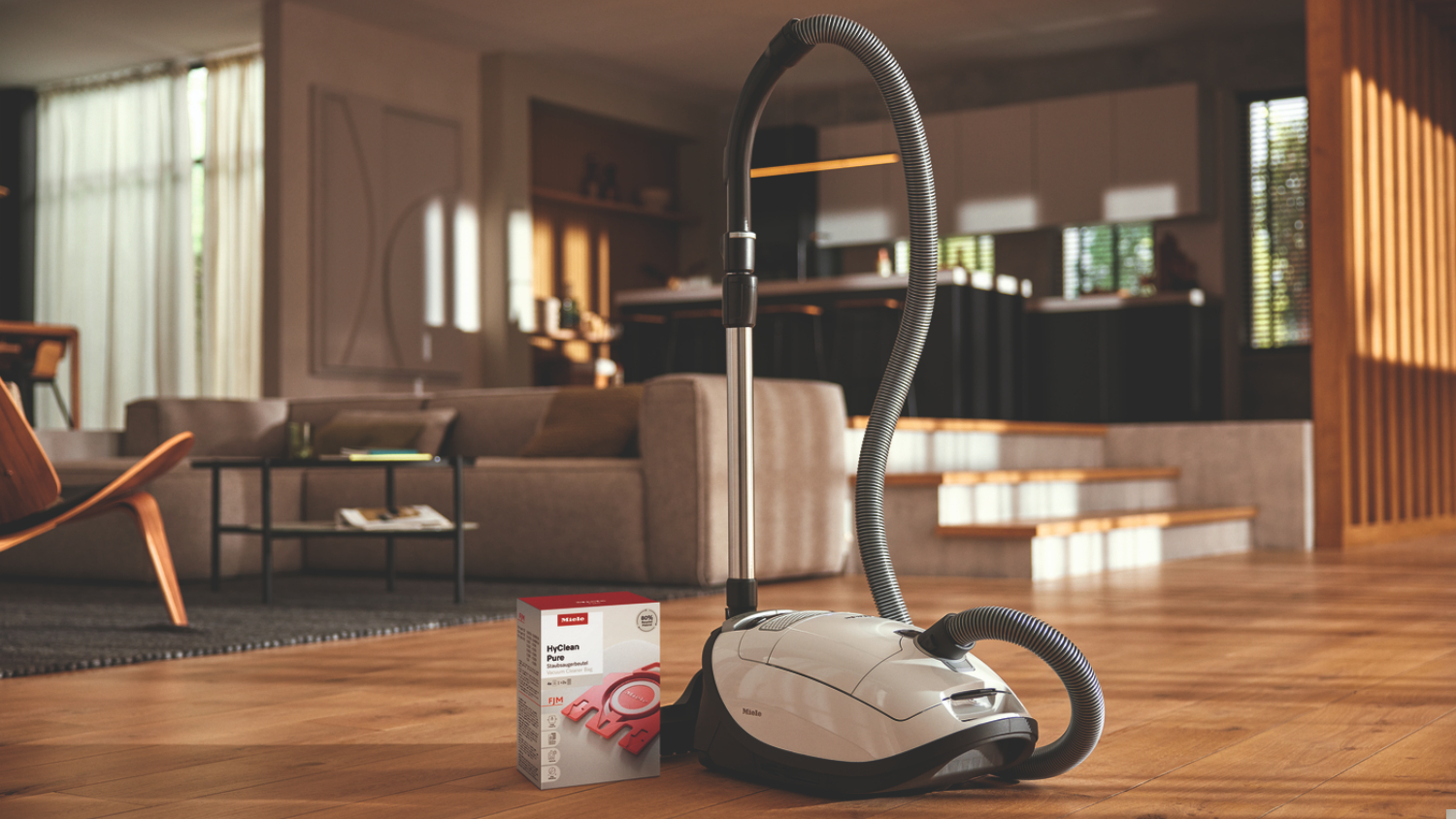 Miele FJM HyClean Pure Replacement Vacuum Bags - 4 Pack (12421140)