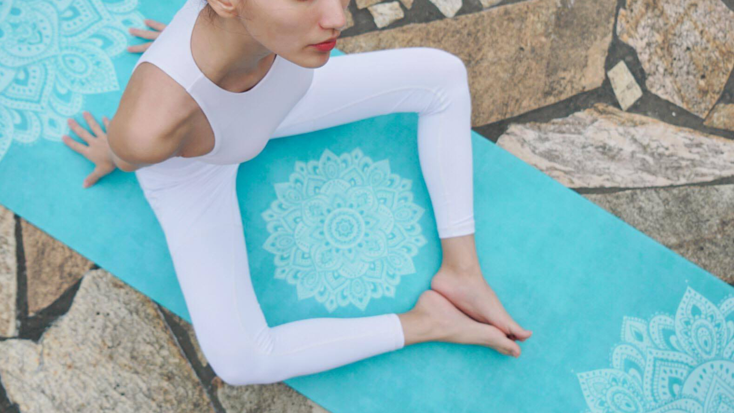 Yoga Design Lab Yoga Mat 3.5mm - Mandala Turquoise