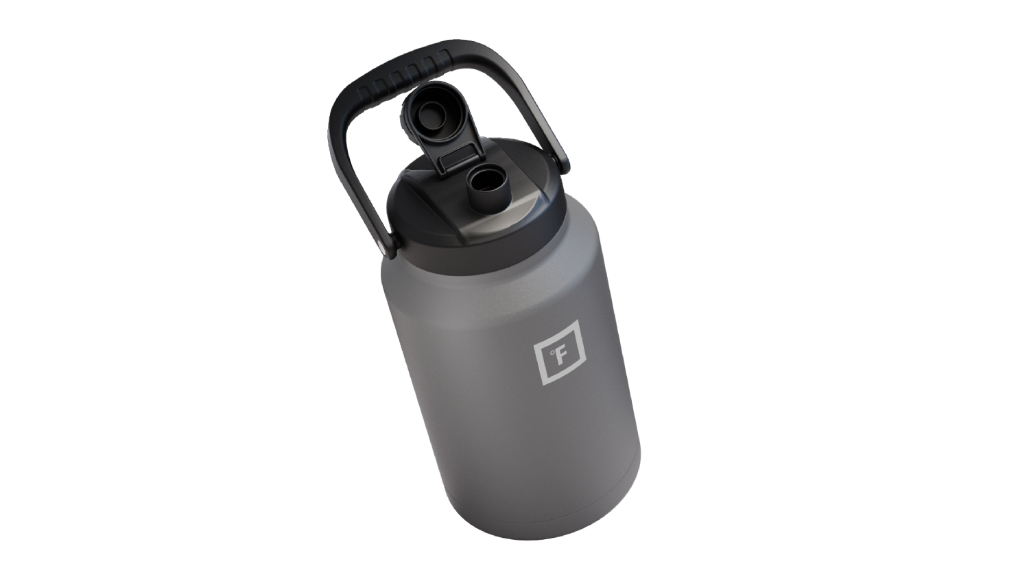 Iron Flask Stainless Steel VacuumInsulated Water Bottle with Spout Lid