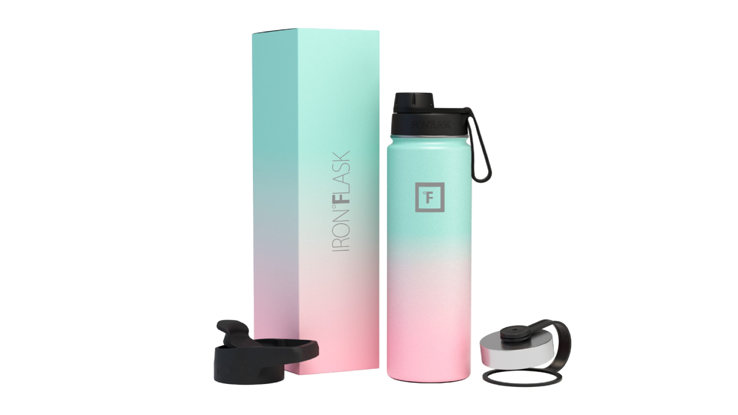 Iron Flask Stainless Steel VacuumInsulated Wide Mouth Water Bottle