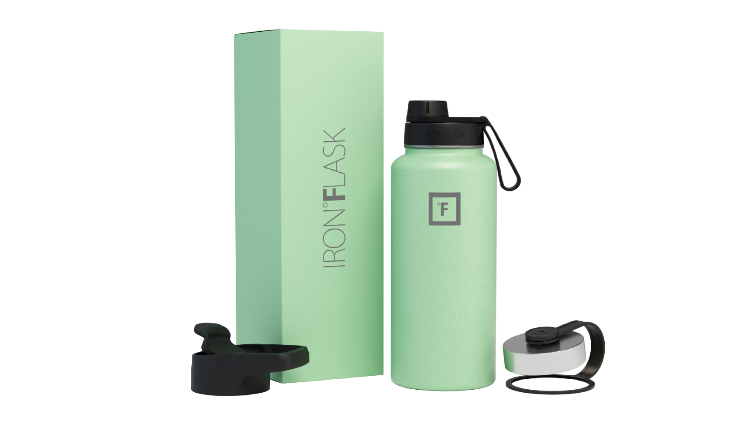 Iron Flask Stainless Steel VacuumInsulated Wide Mouth Water Bottle