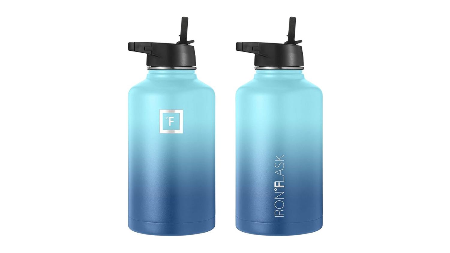 Iron Flask Stainless Steel VacuumInsulated Wide Mouth Water Bottle