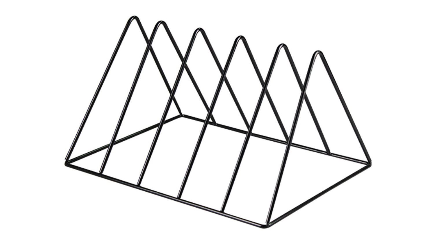 Gadhouse Iron Wire Vinyl Storage Rack - Black