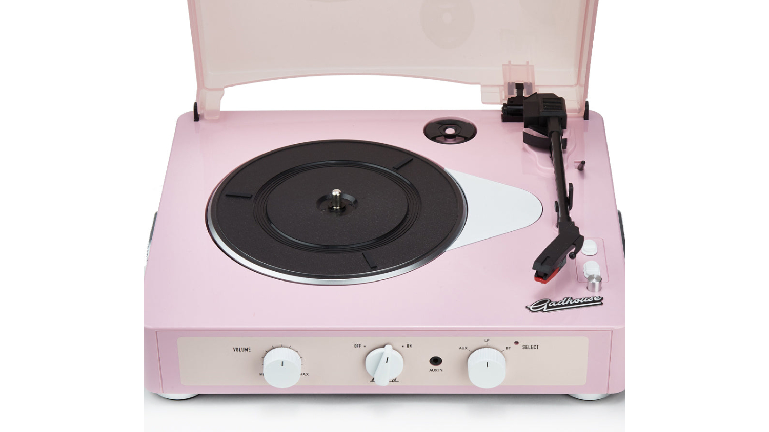 Gadhouse Brad Retro Mk.II Bluetooth Turntable Pink Harvey Norman