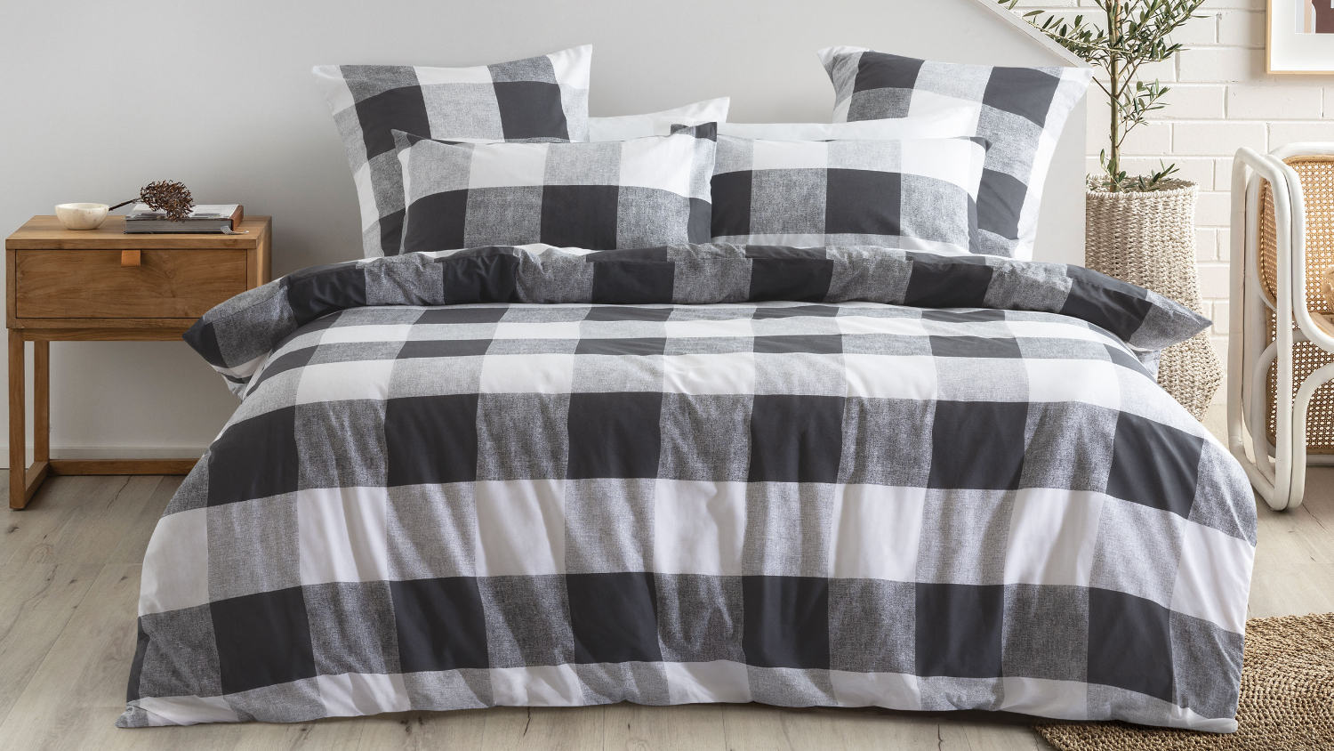 Alec Carbon European Pillowcase by Nu Edition