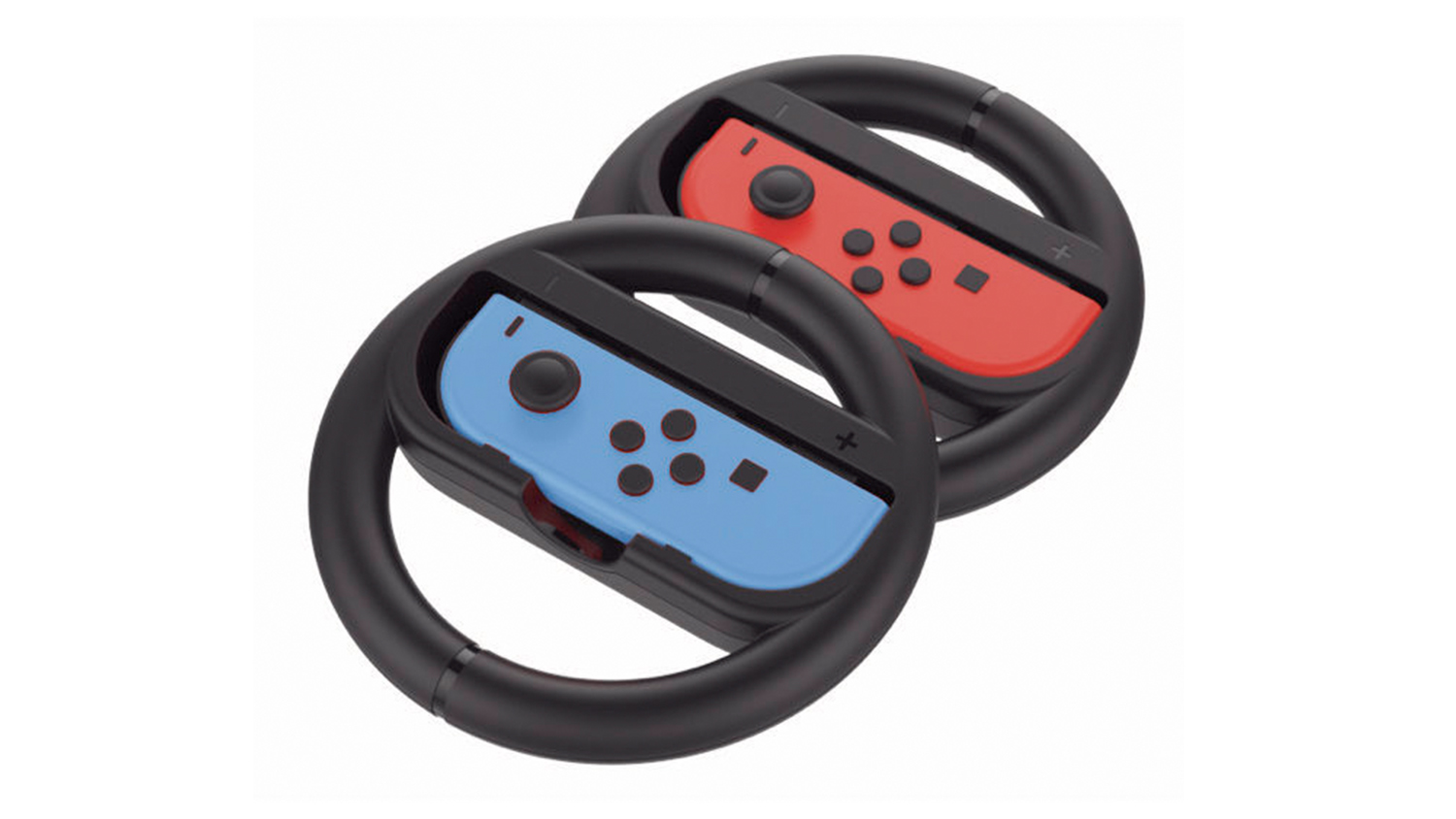 Powerwave Switch Joy Con Wheel for Nintendo Switch - Black (2 Pack)
