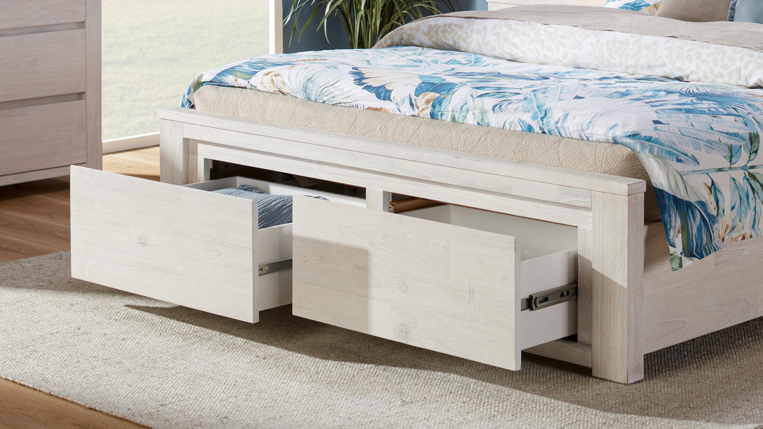 Palm Beach Storage Queen Bed Frame