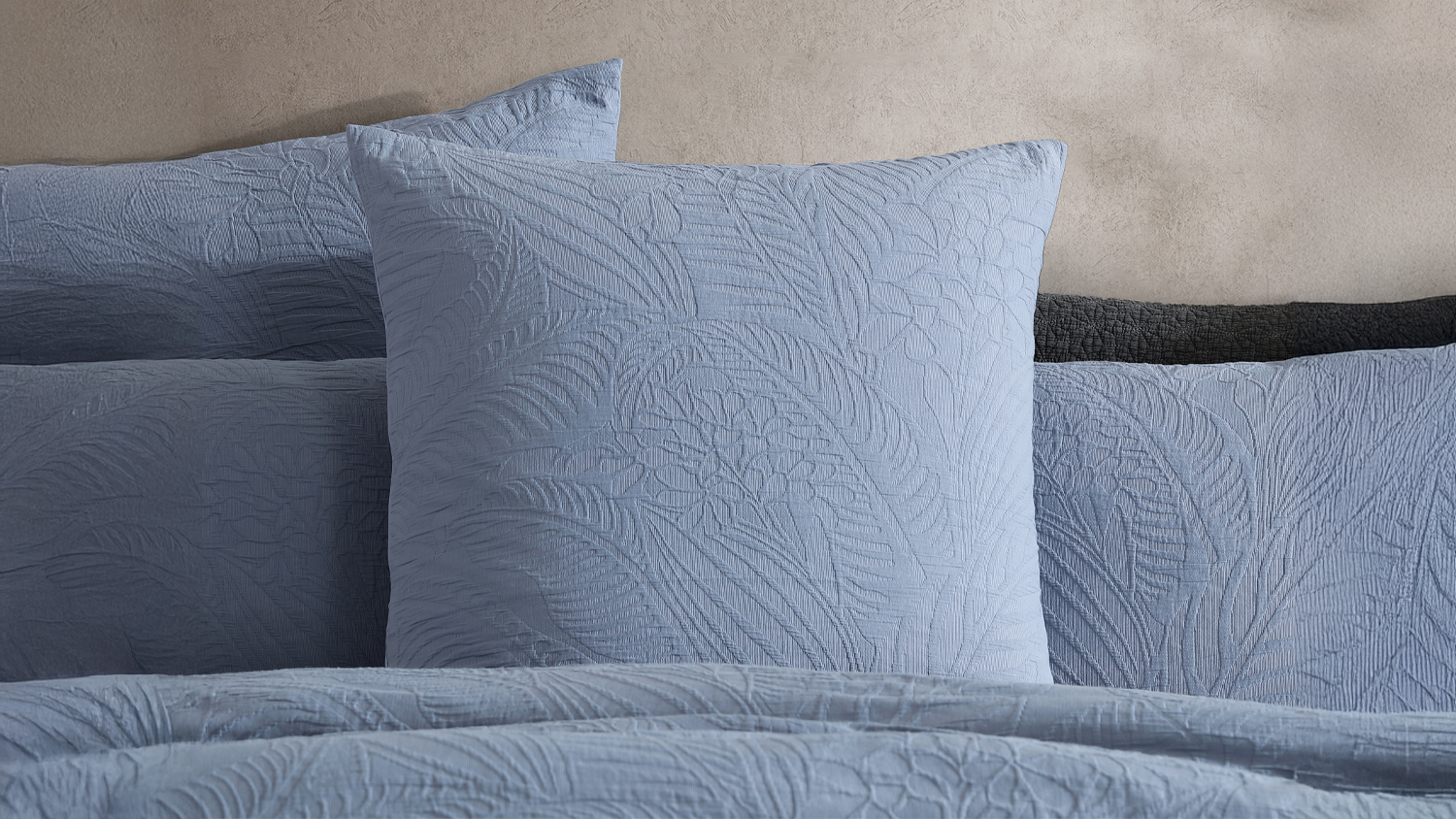 Kaia Slate European Pillowcase by Platinum