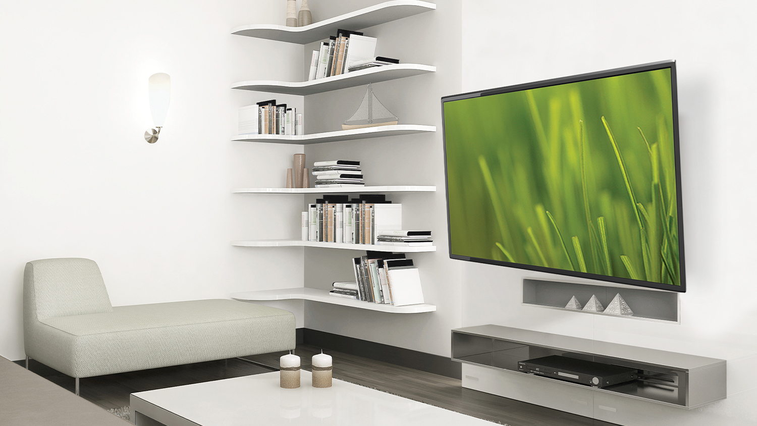 Standard AV Wall Mount for 40" to 75" TV - Full Motion Design - Black (SAVLF115-B2)