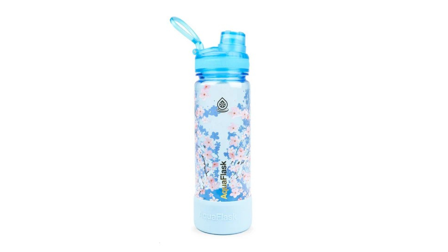 AquaFlask Sakura Trek Straw Water Bottle 710ml Light Blue Harvey