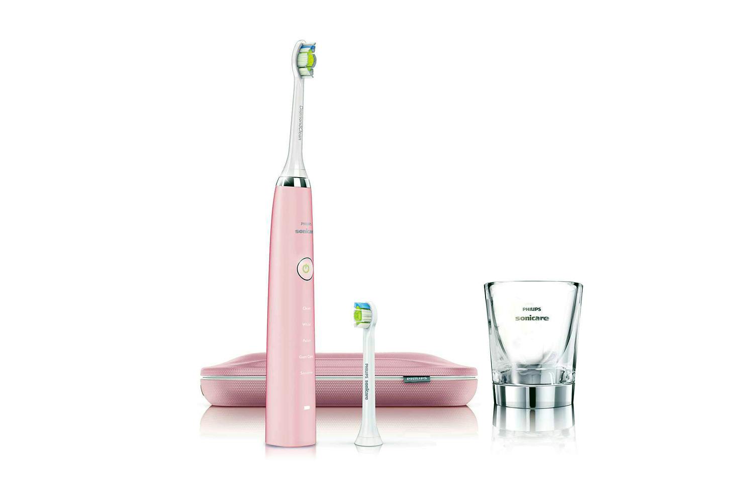 philips sonicare diamondclean electric toothbrush pink harvey