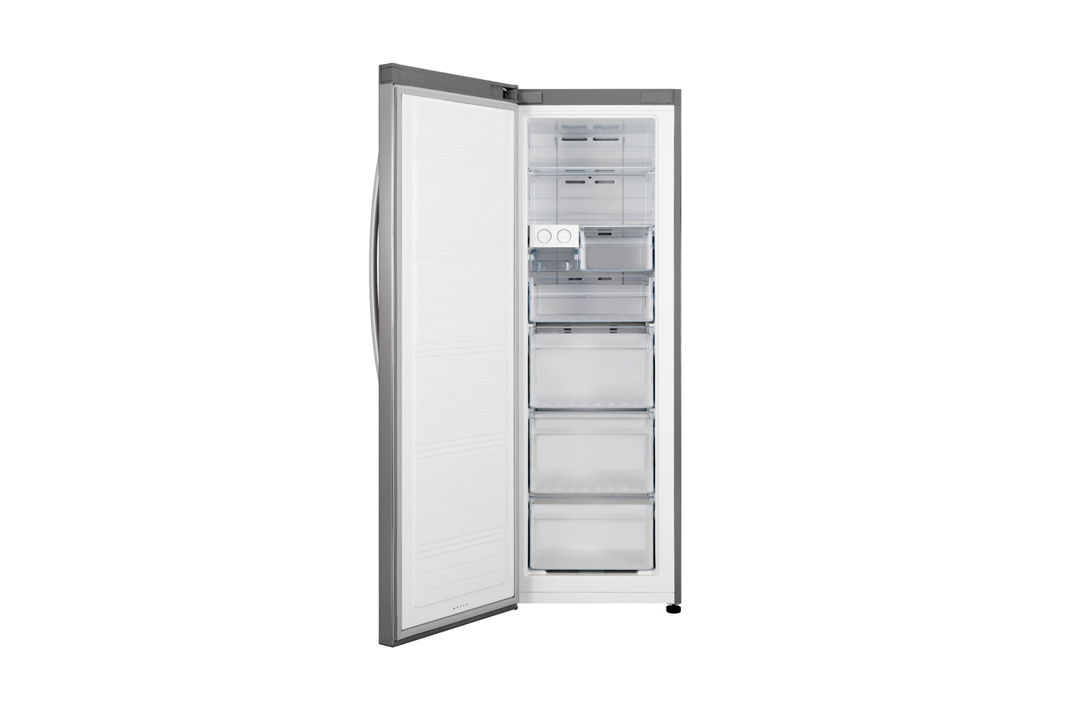 Acqua 280L Single Door Vertical Freezer Stainless Steel Harvey