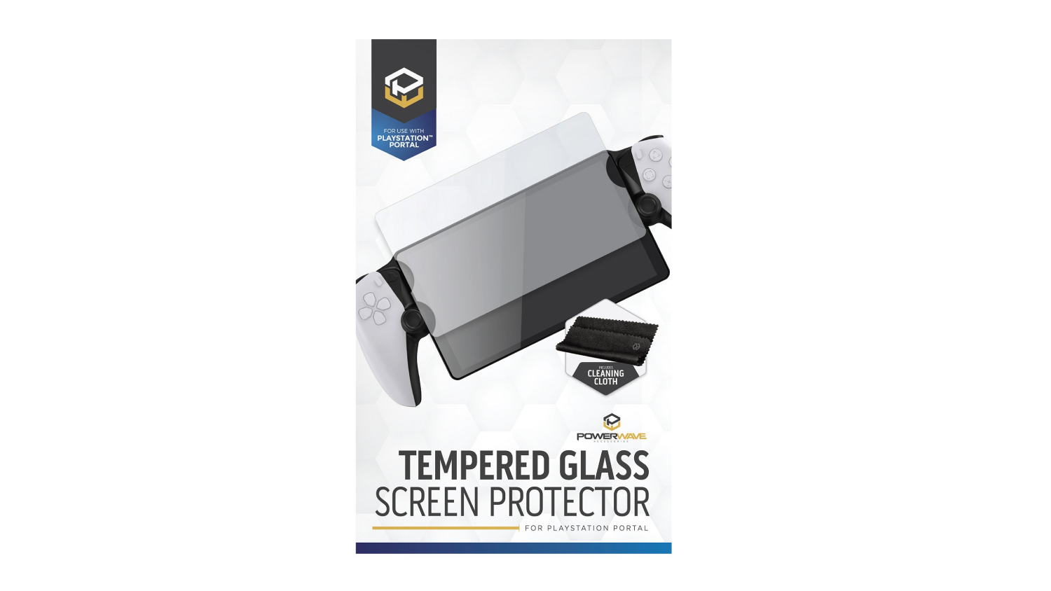Powerwave Tempered Glass Screen Protector for PlayStation Portal - Clear