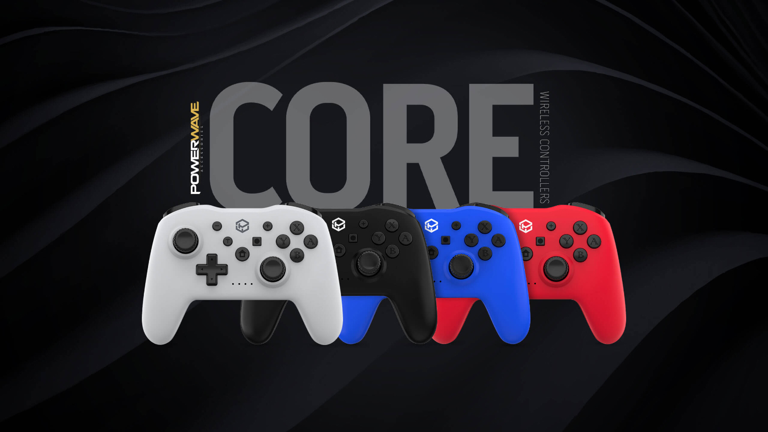 Powerwave Core Wireless Controller for Nintendo Switch - Ruby Red