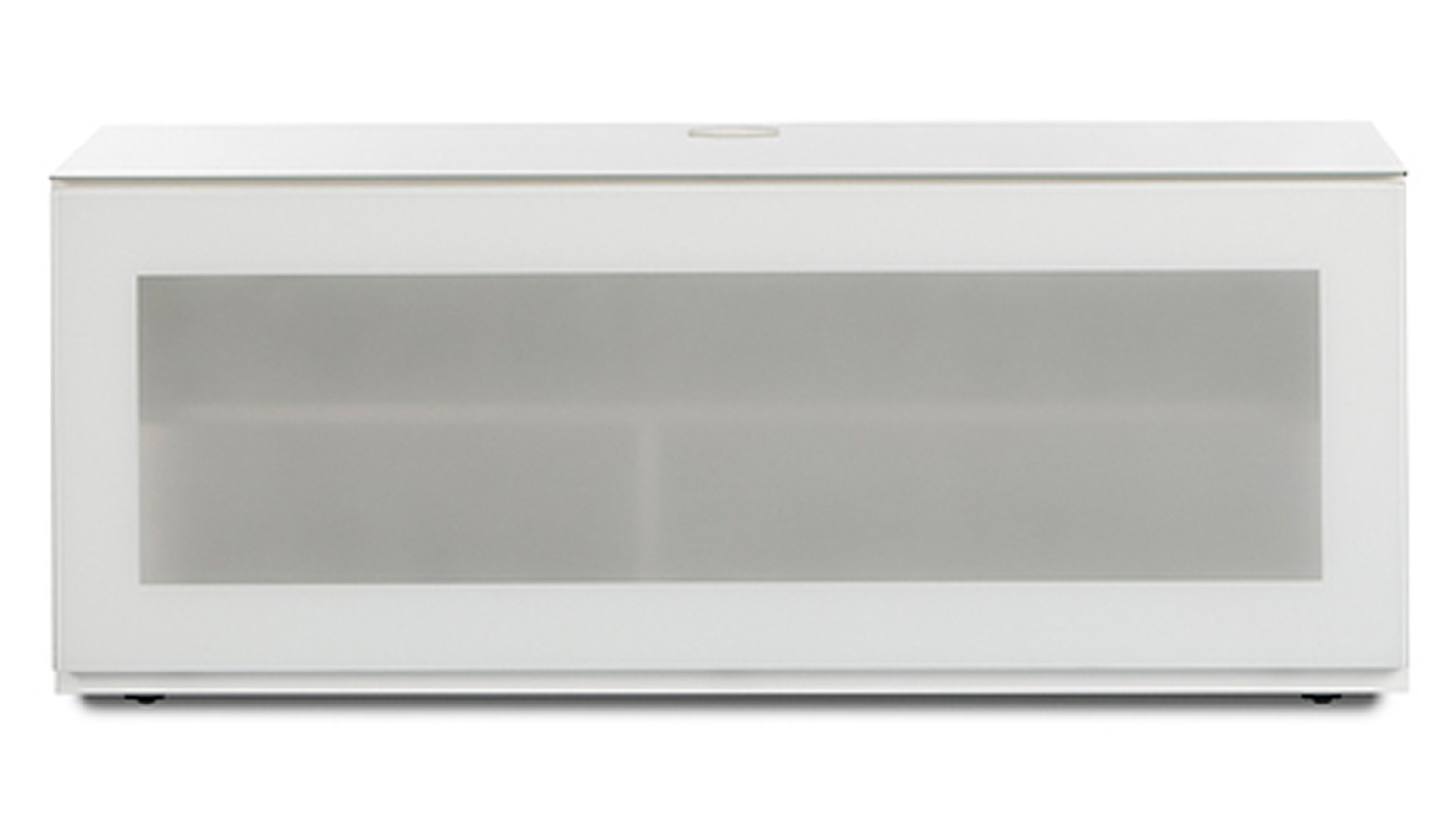 Sonorous 1.1m TV/AV Entertainment Centre Cabinet - White (Studio Series/ST110IWHTWHTBS)