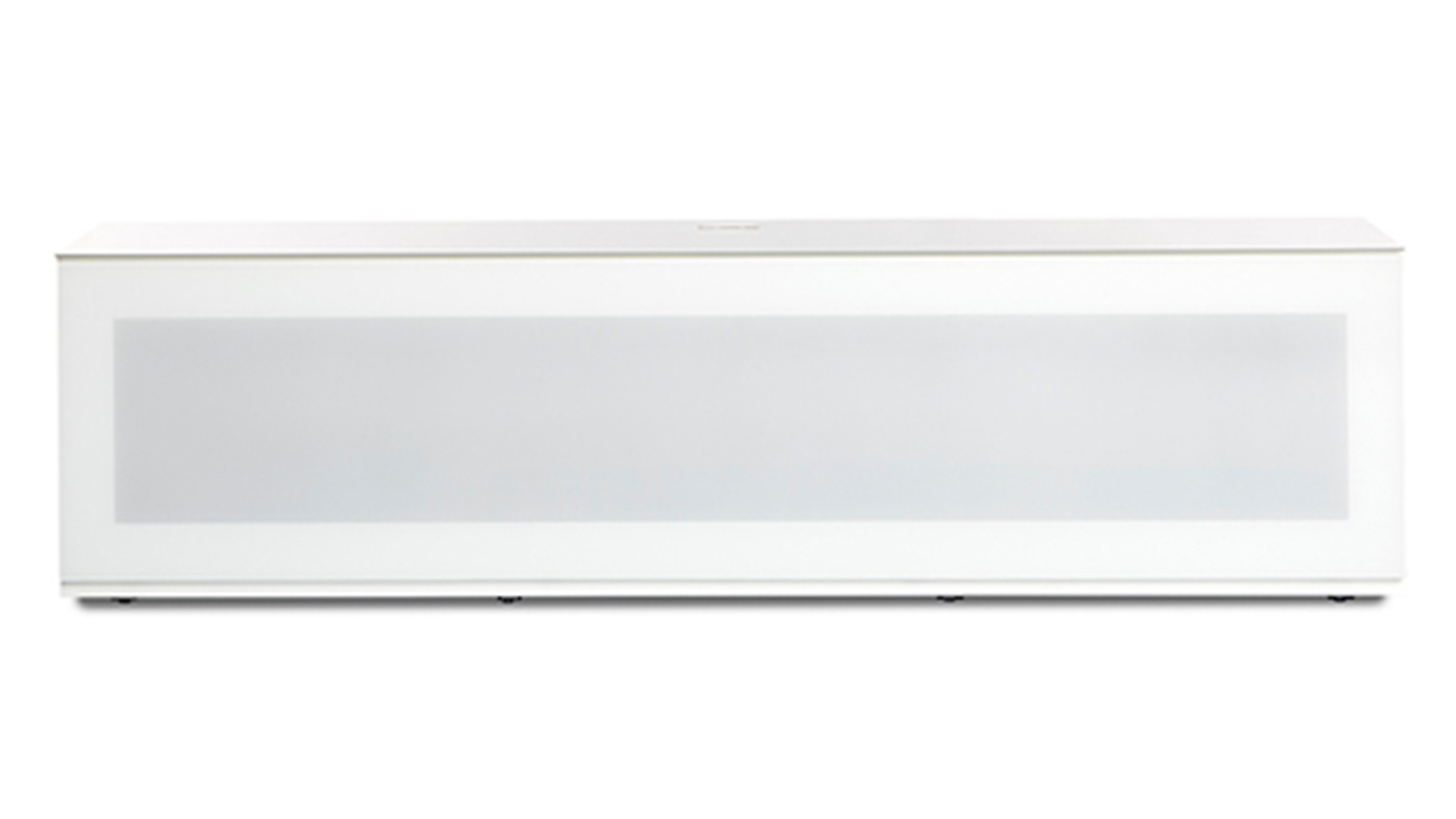Sonorous 1.65m TV/AV Entertainment Centre Cabinet - White Glass (Studio Series/ST260IWHTWHTBS)