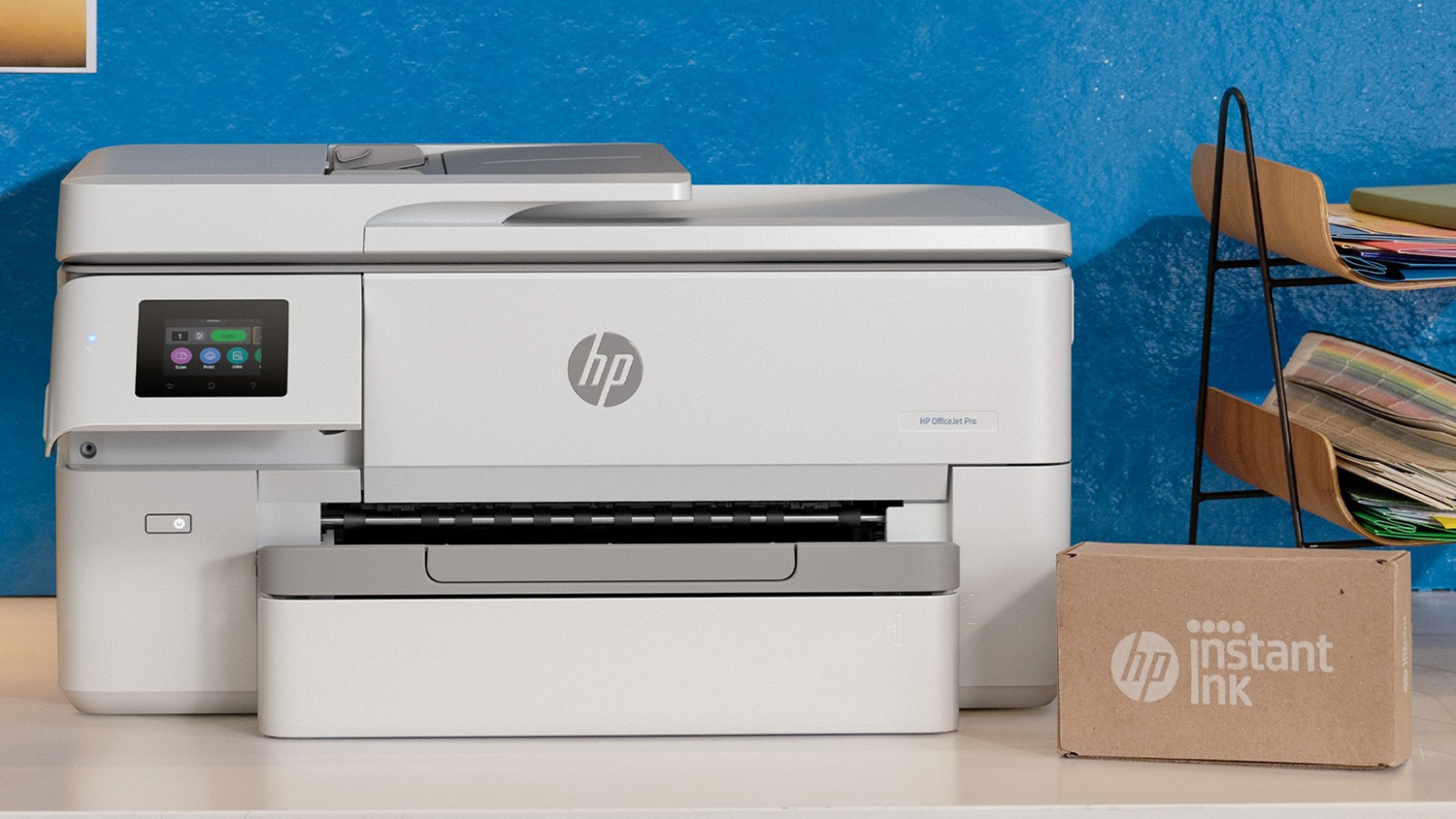 HP OfficeJet Pro 9720e A3 Wide Format All-in-One Inkjet Printer - Cement (Instant Ink Enabled)