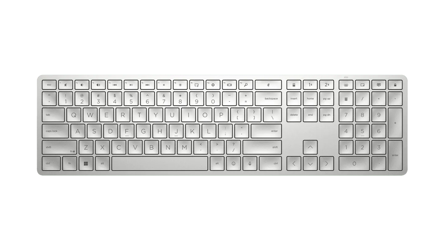 HP 970 Programmable Wireless Keyboard - Silver (3Z729AA)