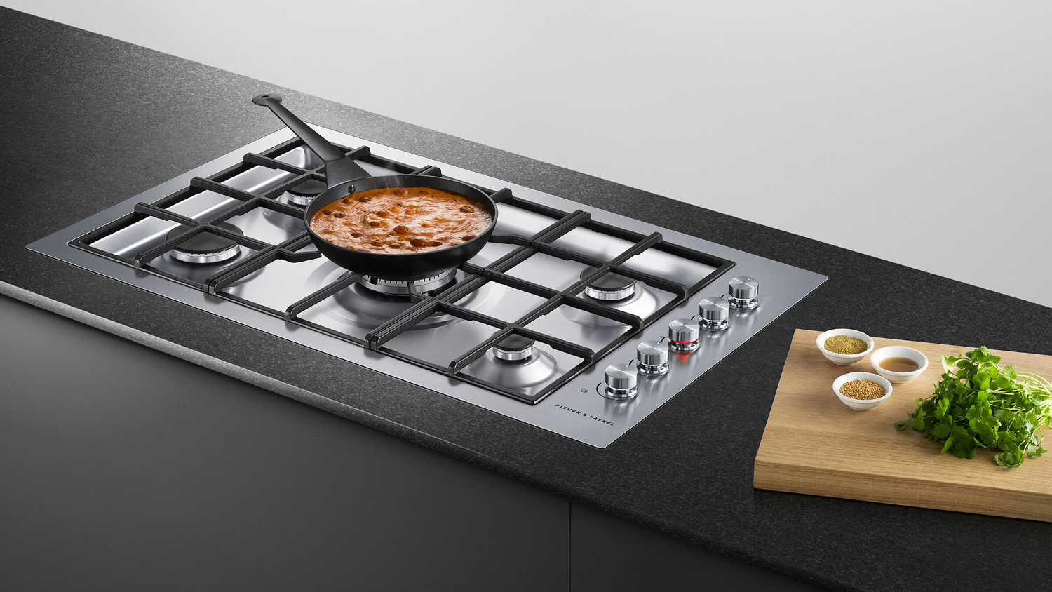 Fisher & Paykel 90cm 5 Burner Gas Cooktop - Stainless Steel (Series 9/CG905DWLPFCX3)