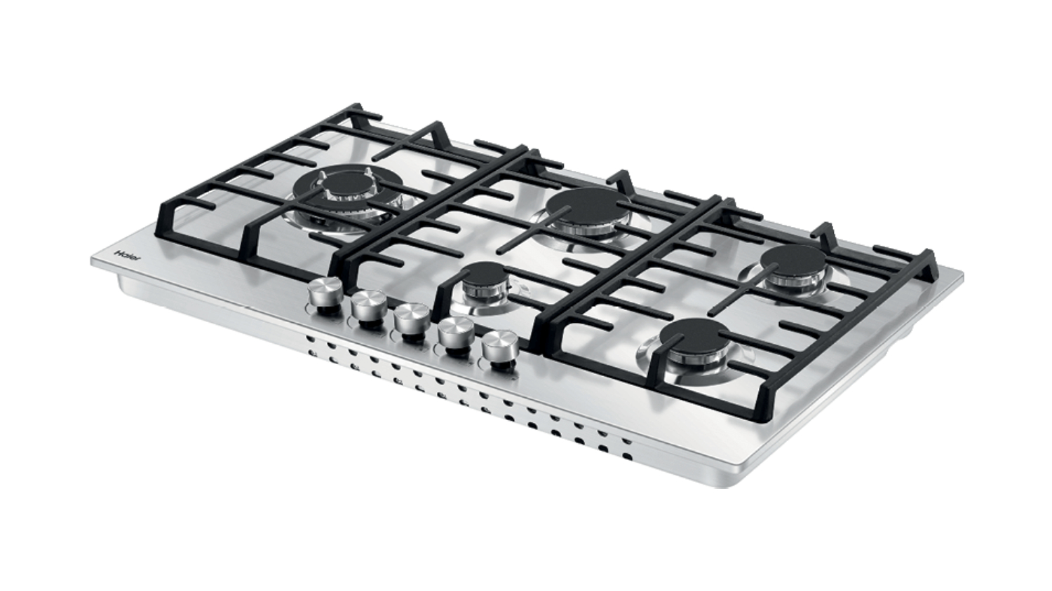 Haier 90cm 5 Burner Gas Cooktop - Stainless Steel (500 Series/HCG905WFCX3)