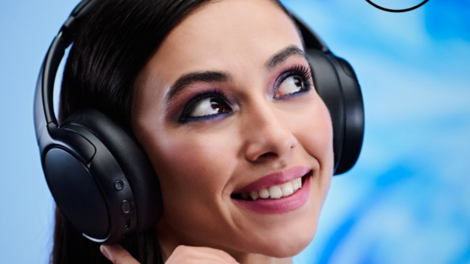 Panasonic RB-M600BE Hybrid Noise Cancelling Wireless Over-Ear Headphones - Black