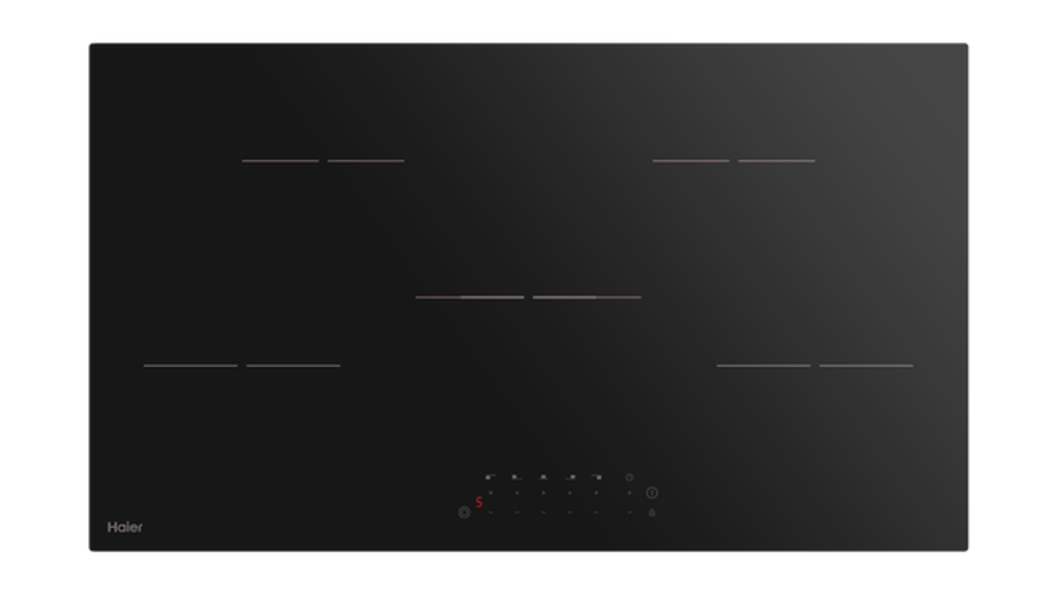 Haier 90cm 5 Zone Ceramic Cooktop - Black (HCE905TB3)