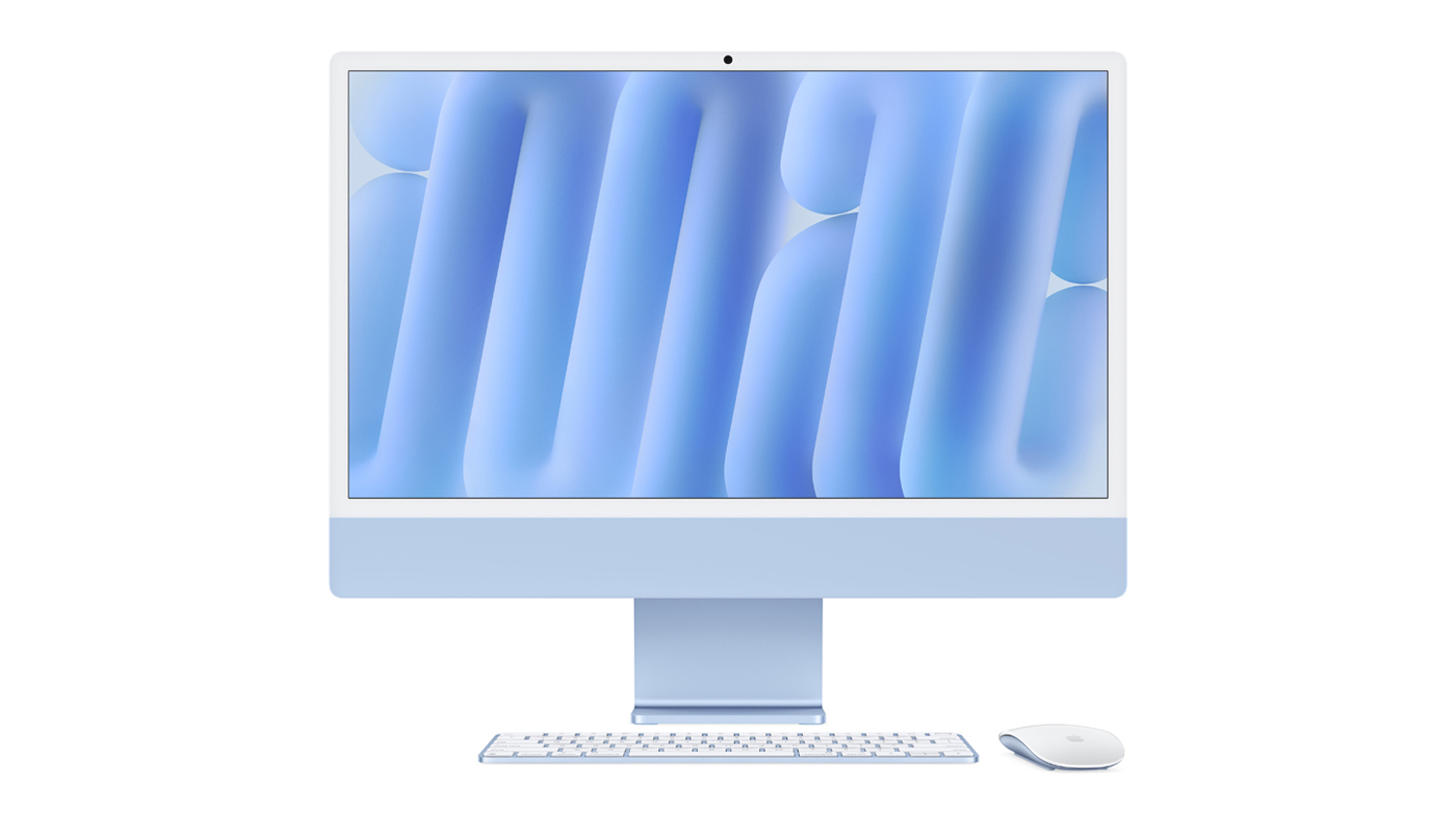 Apple iMac 24" M4 Chip 10-Core CPU & 10-Core GPU 24GB-RAM 512GB-SSD with Retina 4.5K Display - Blue (2024)