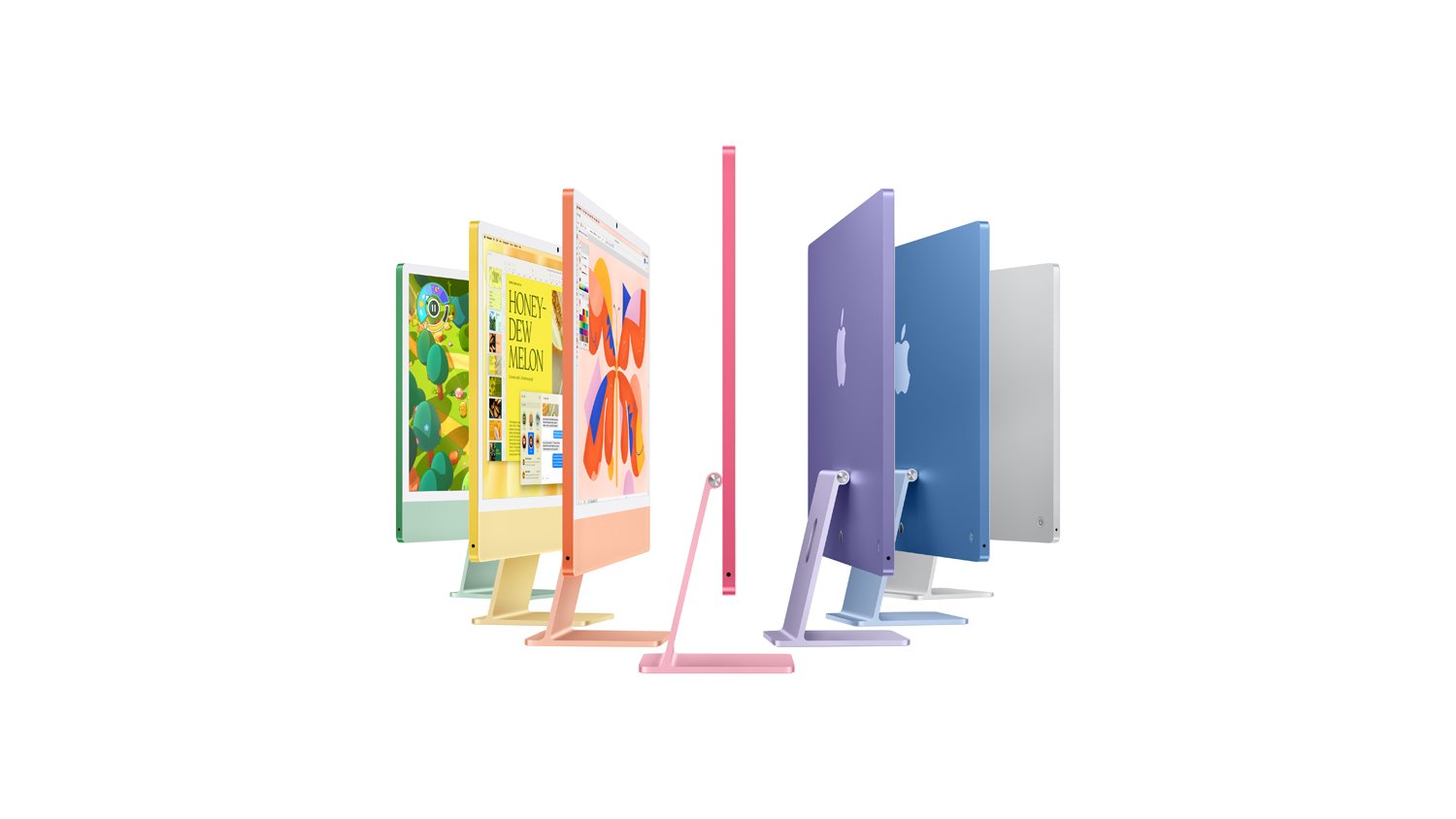 Apple iMac 24" M4 Chip 10-Core CPU & 10-Core GPU 24GB-RAM 512GB-SSD with Retina 4.5K Display - Blue (2024)