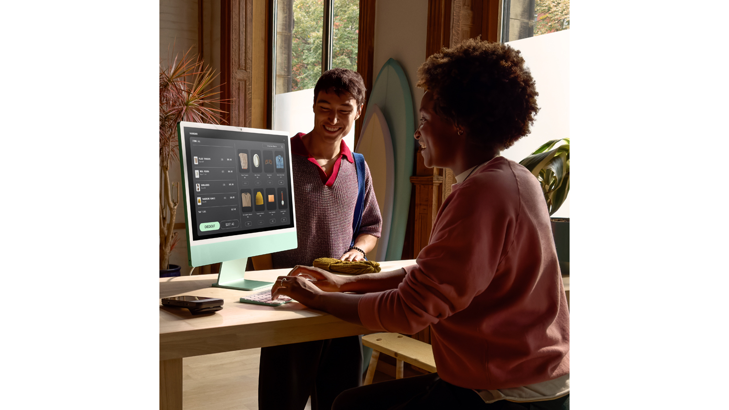 Apple iMac 24" M4 Chip 10-Core CPU & 10-Core GPU 24GB-RAM 512GB-SSD with Retina 4.5K Display - Green (2024)