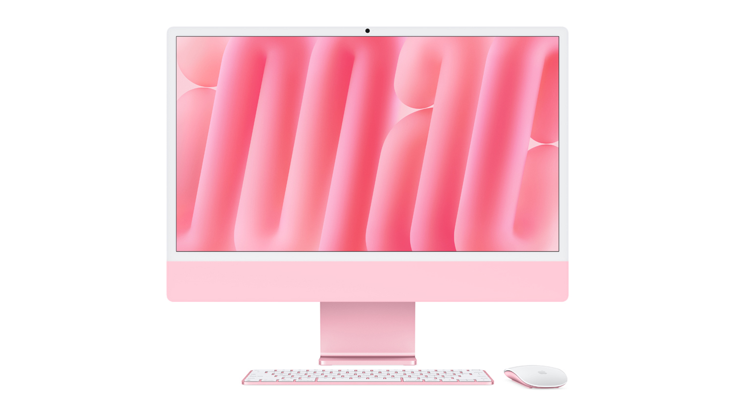 Apple iMac 24" M4 Chip 10-Core CPU & 10-Core GPU 24GB-RAM 512GB-SSD with Retina 4.5K Display - Pink (2024)