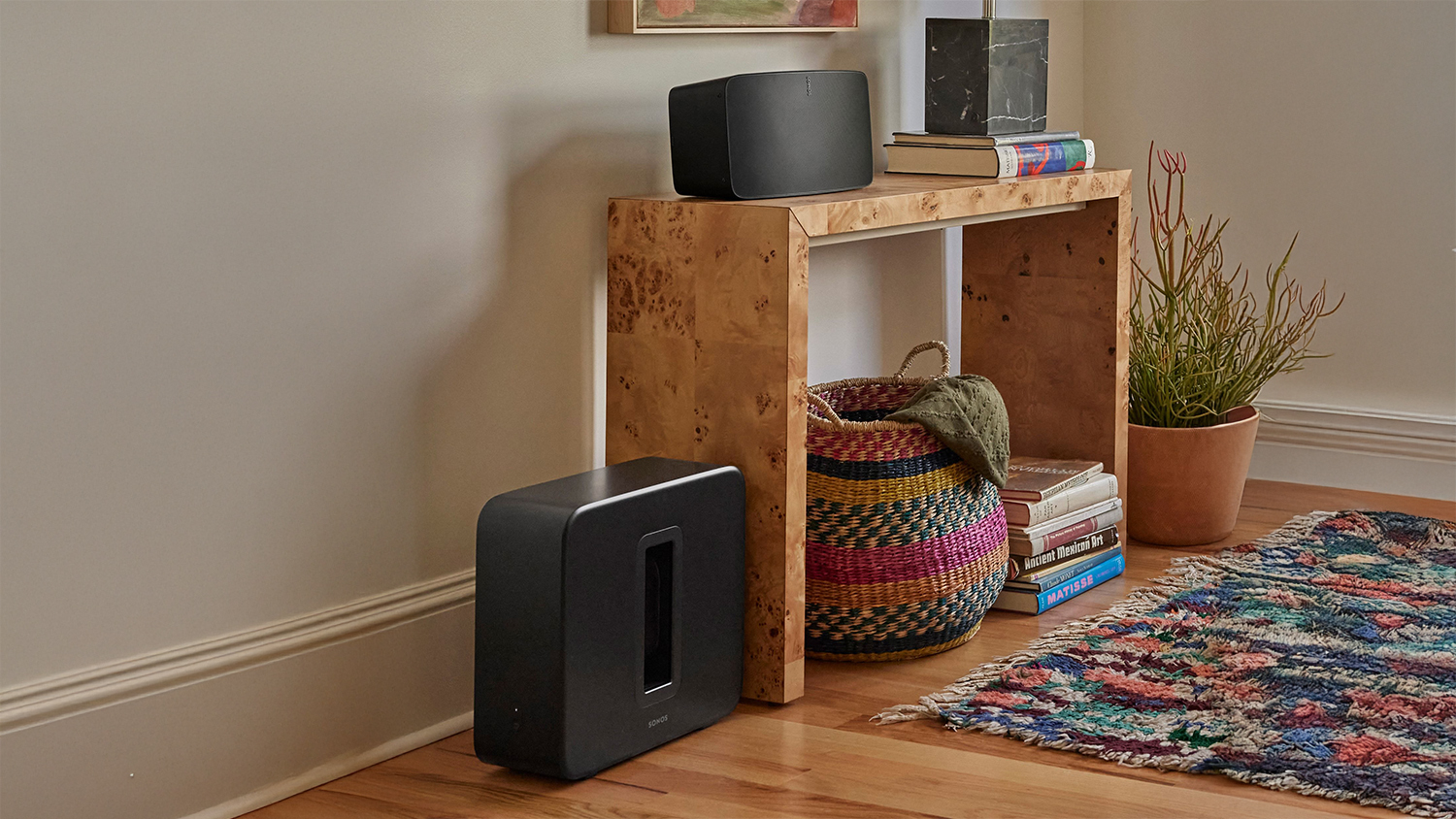 Sonos Subwoofer - Wireless - Sub 4 - Black (SUBG4AU1BLK)