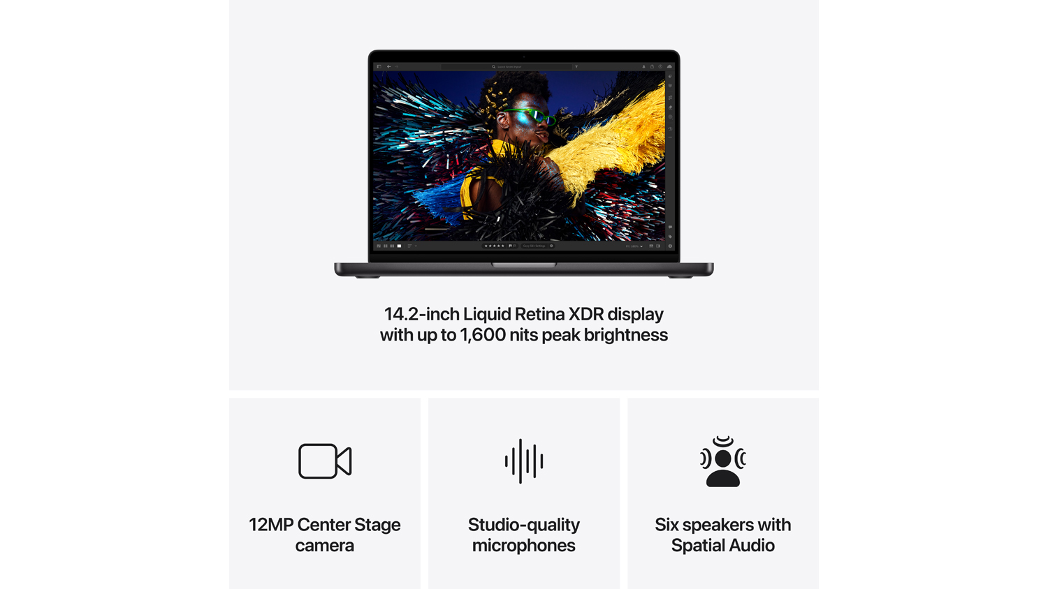 Apple MacBook Pro 14" M4 Pro Chip with 14-Core CPU & 20-Core GPU 24GB-RAM 1TB-SSD - Space Black (2024)
